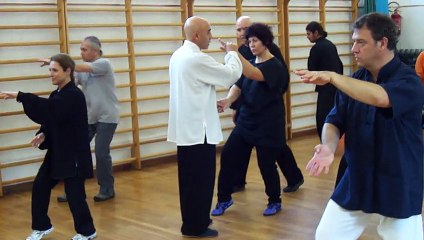 IL M° FLAVIO DANIELE SPIEGA LA TECNICA "BATTERE IL MARTELLO" DEL TAIJI QUAN DI STILE CHEN