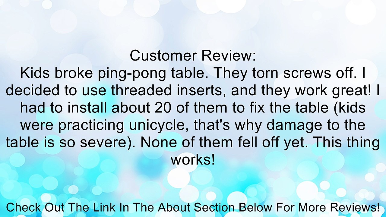 #8-32 Threaded Inserts Review