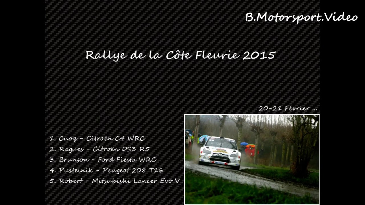 Rallye de la Côte Fleurie 2015