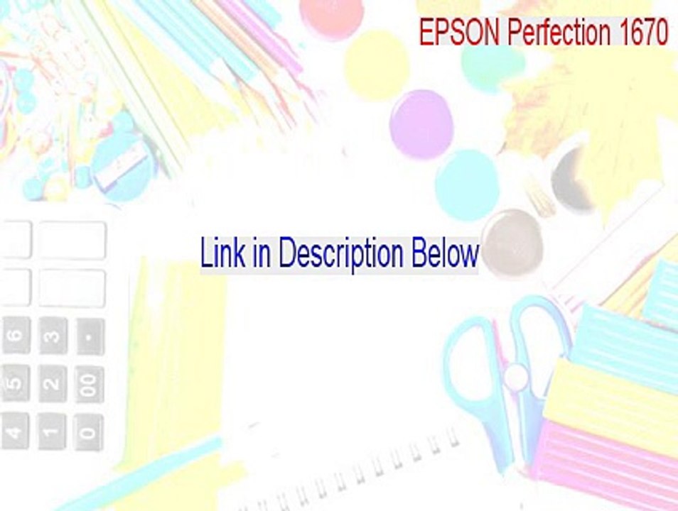 EPSON Perfection 1670 Full - epson perfection 1670 photo 2015