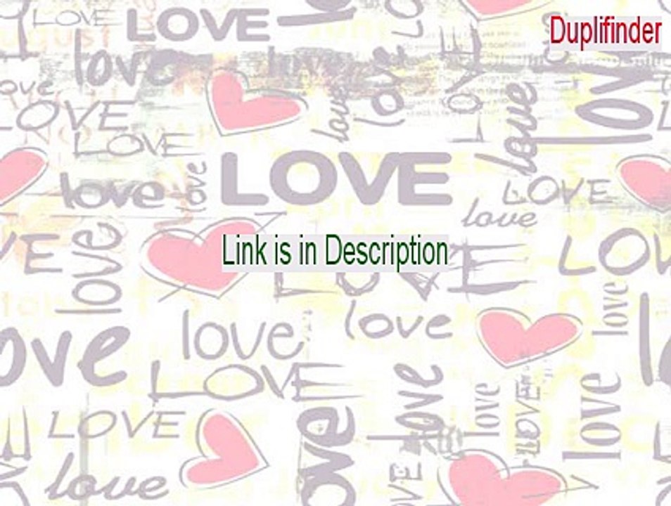 Duplifinder Keygen - Download Here (2015)