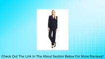 Le Suit Women's Pinstripe Jacket and Pant Set Review