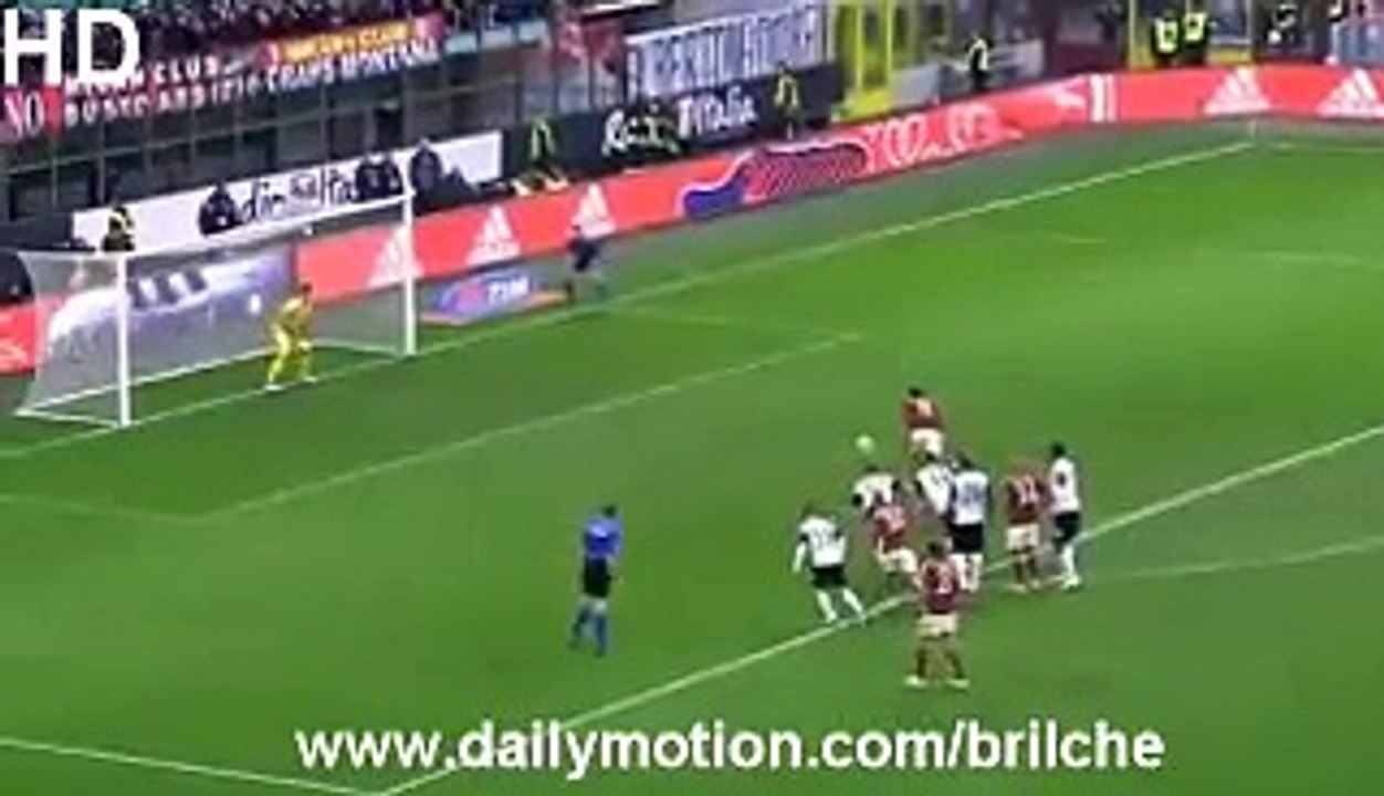 Giampaolo Pazzini Goal - AC Milan vs Cesena 2-0
