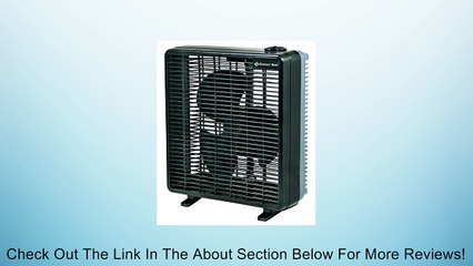 Comfort Zone CZ10B - 10" Portable Box Fan, Black Review