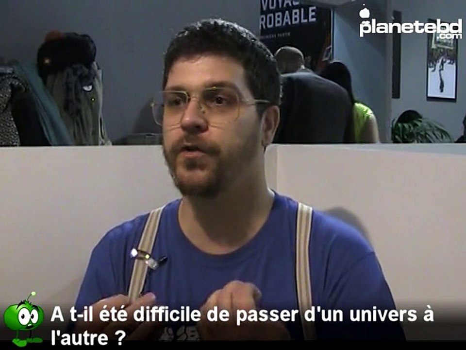 Bertrand Gatignol en interview sur PlaneteBD.com