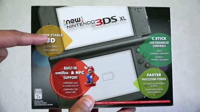 Nintendo - New 3DS XL - (Black) Unboxing Giveaway!