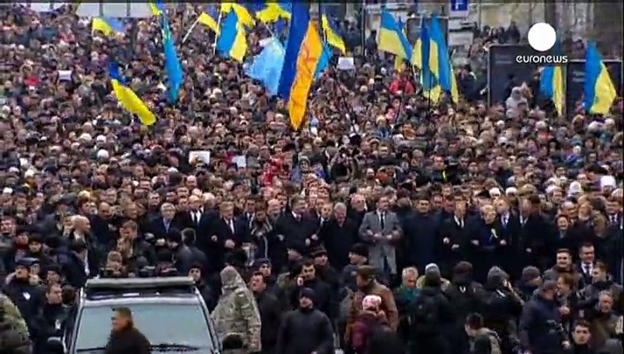 Ucrânia: "Marcha da Dignidade" para assinalar o triunfo da revolução de Maidan