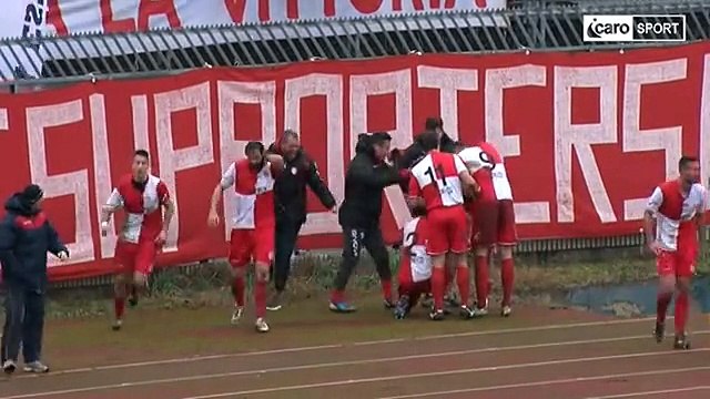 Icaro Sport. Rimini-Mezzolara 2-0, la doppietta di Pera e il rigore parato da Dini
