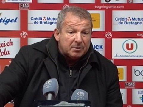 Rolland Courbis après EA Guingamp 0-2 MHSC (26ème journée L1)