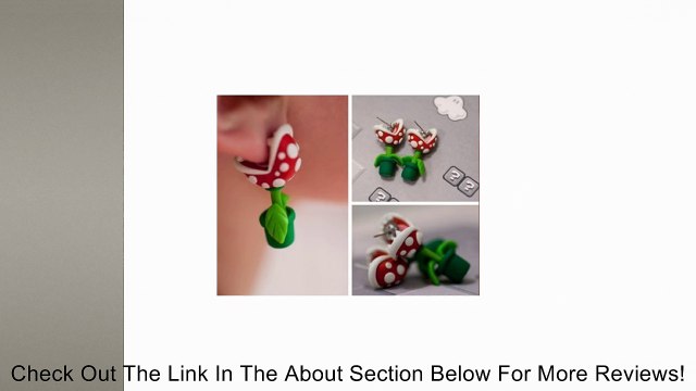 Handcraft Polymer Clay Cute Shark Biting Ears Stud Color Grey (One pair) Review