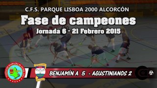 Jornada 6 - Fase2 - C.F.S Parque Lisboa 2000 Alcorcón Benjamín A vs AGUSTINIANOS - 2014/15