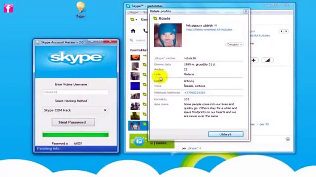 Comment Pirater Hacker Craquer Cracker Un Compte Skype Mot De Passe Gratuit Telecharger 2015