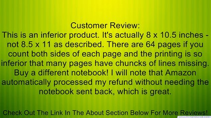 Generic MSB-12 Standard Wire-Bound Manuscript Book 12 Stave, 64 Pages Review