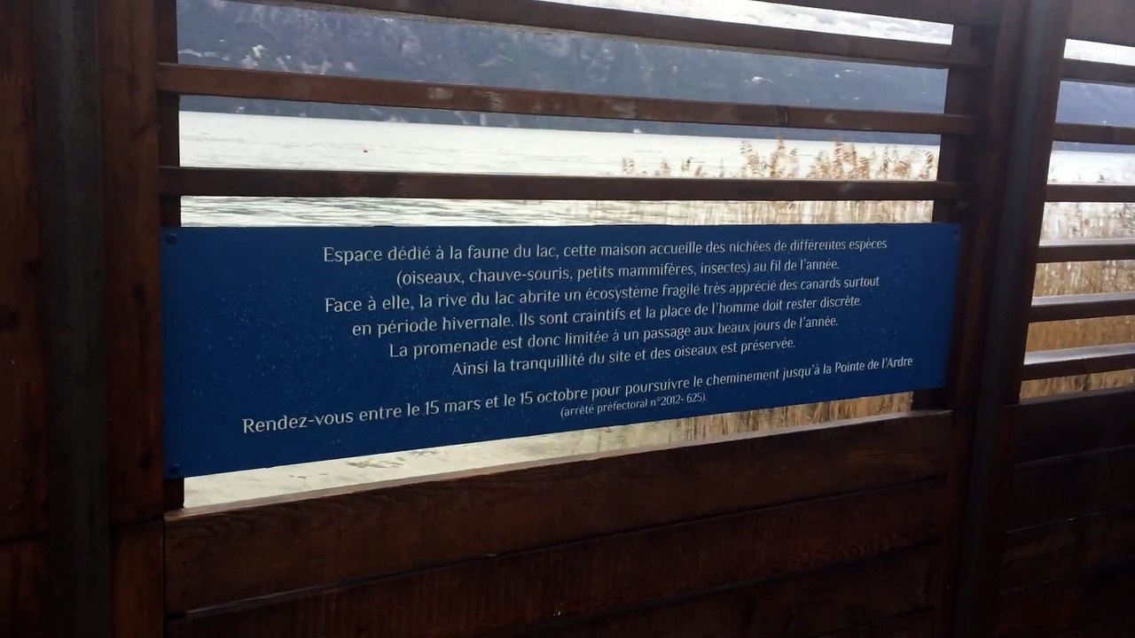 Maison de la roselière aix les bains lac du Bourget en  hiver