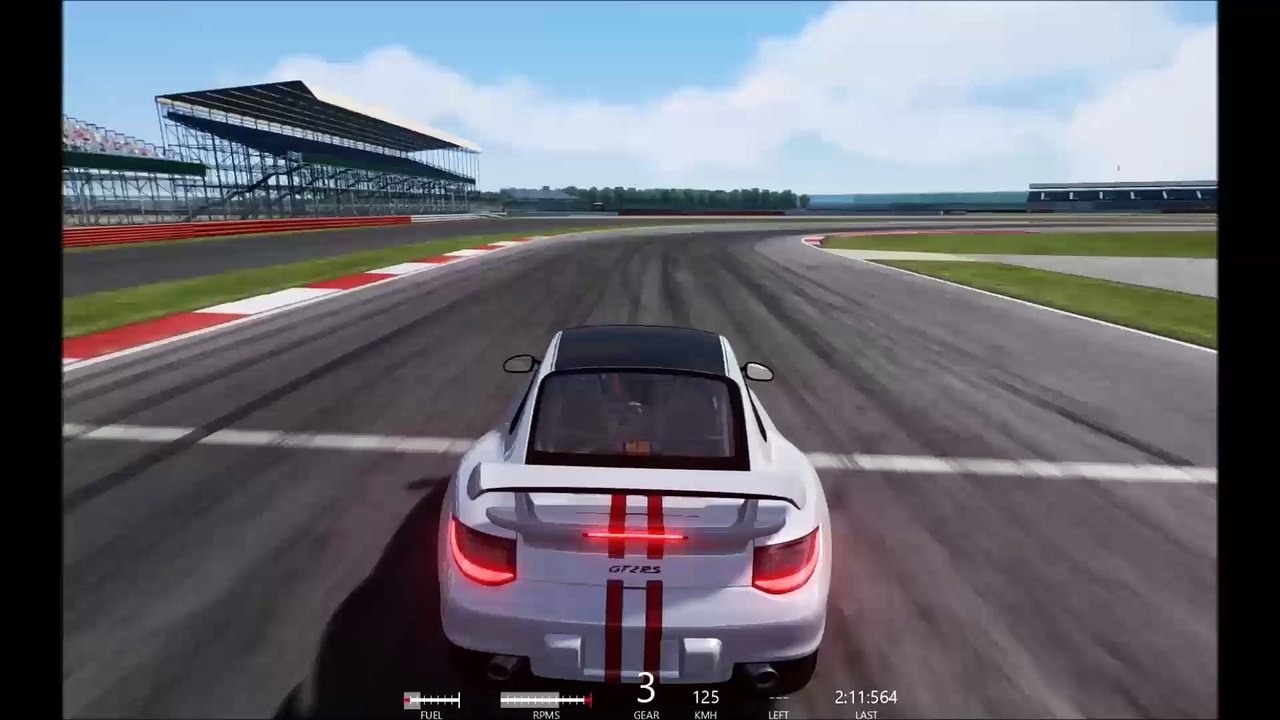 Porsche 911 (997) GT2 RS, Silverstone Circuit, Chase, Assetto Corsa HD