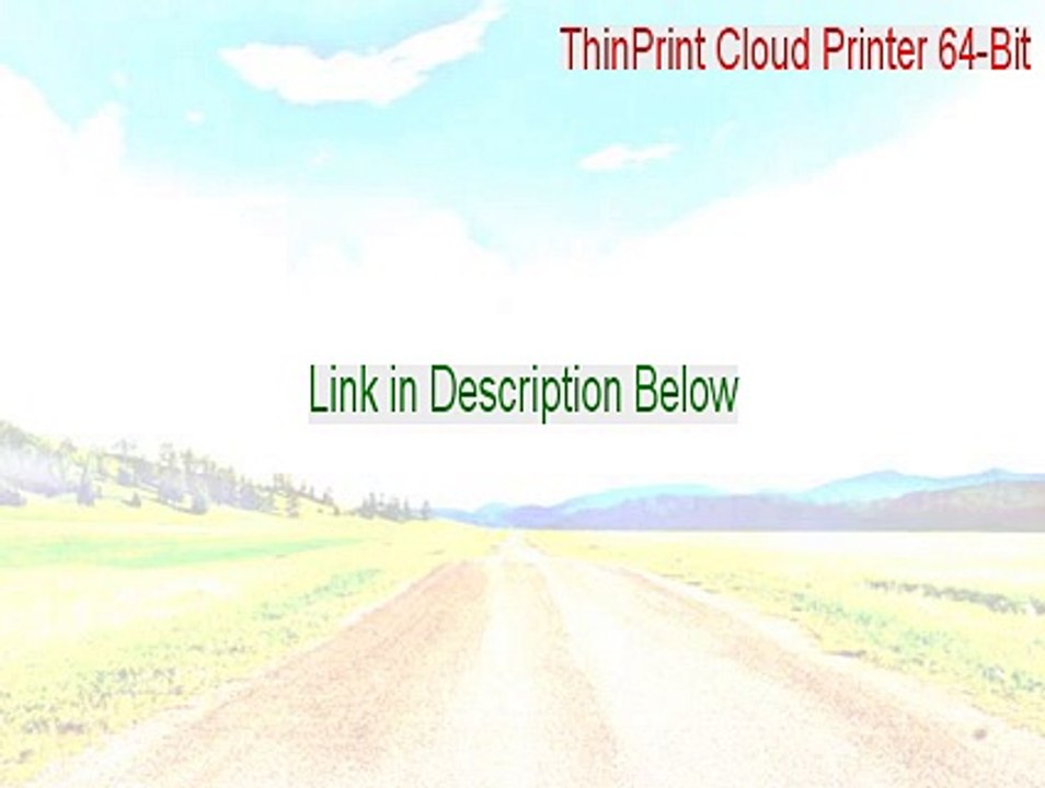 ThinPrint Cloud Printer 64-Bit Full Download (ThinPrint Cloud Printer 64-Bit 2015)