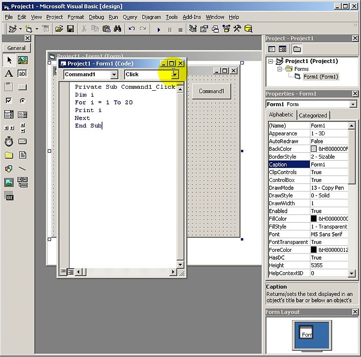 Visual Basic For Next Loop