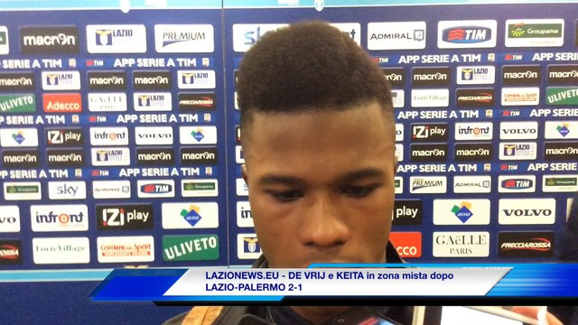 LAZIONEWS.EU - 22.02.15 - DE VRIJ e KEITA in zona mista dopo LAZIO-PALERMO 2-1
