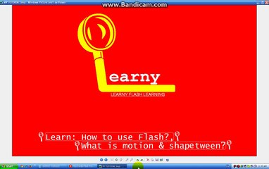 #1-Learn: How to use Flash? What is Motion And Shape Tween?