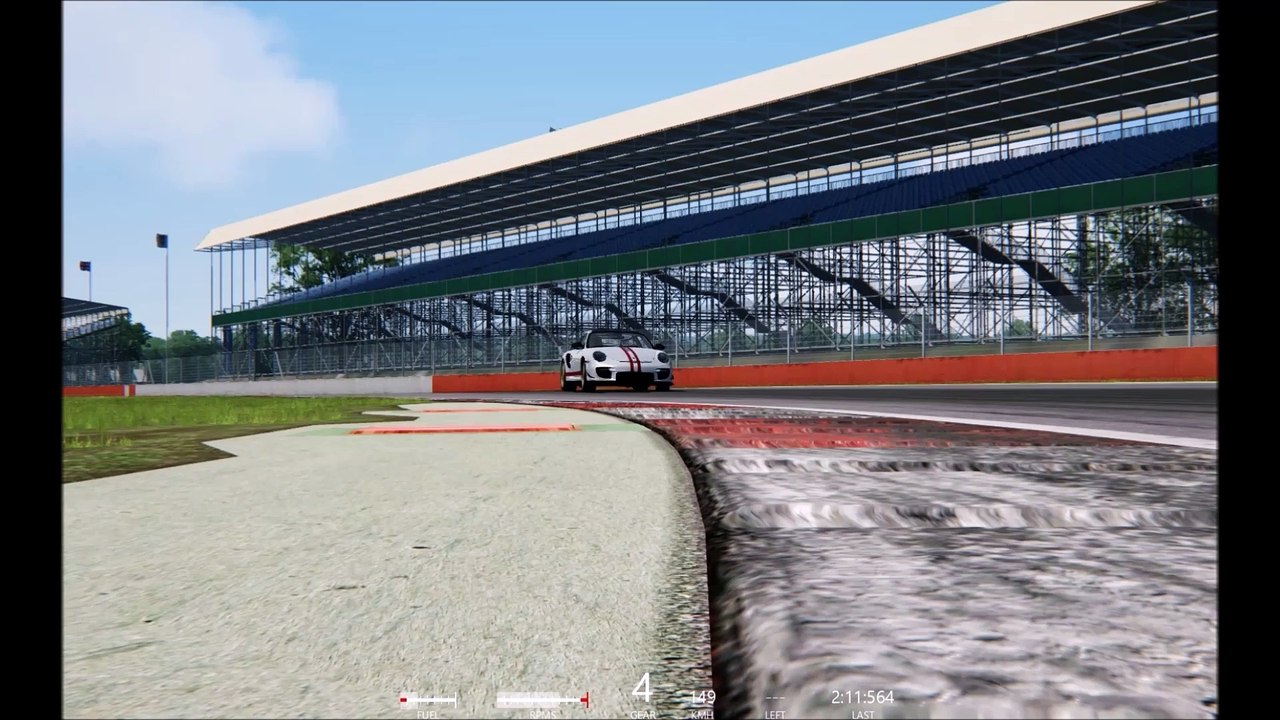 Porsche 911 (997) GT2 RS, Silverstone Circuit, Replay, Assetto Corsa, HD