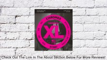 D'Addario ECB81 Chromes Bass Guitar Strings, Light, 45-100, Long Scale Review