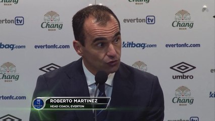 Roberto Martínez valora positivamente el empate