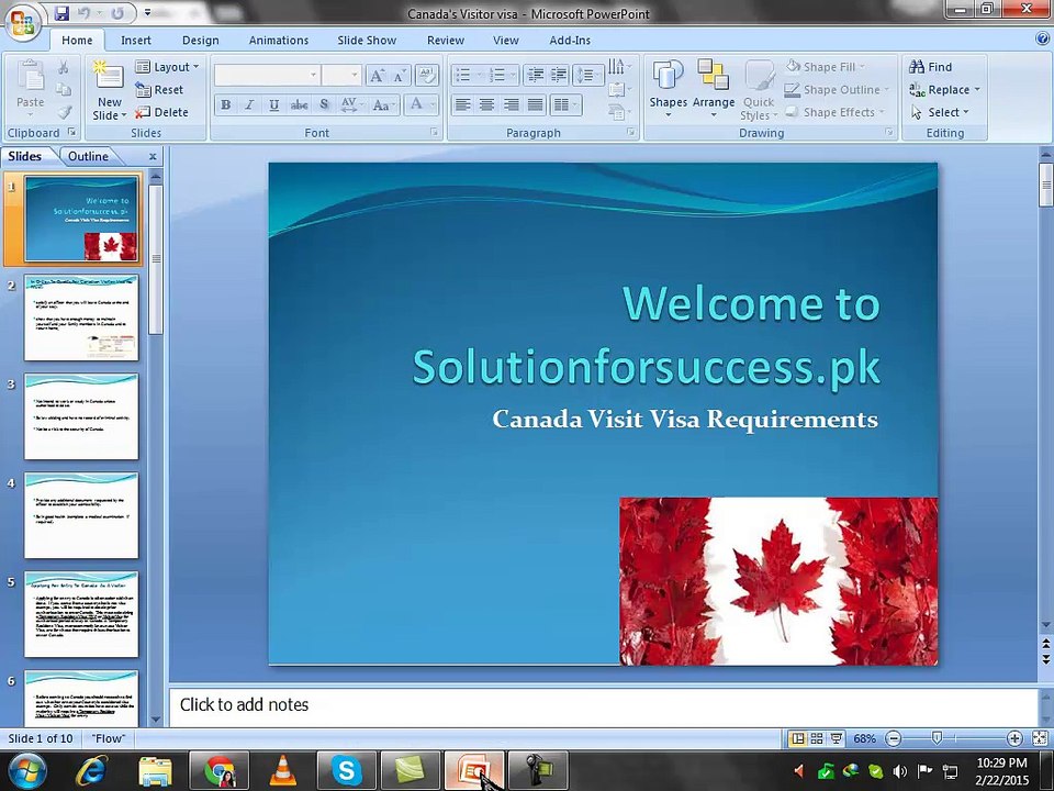 Canadian visitor visa requirements