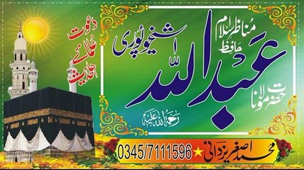 Hafiz Abdullah seaikhupuri-jumma 27-05-94- serat ibraheem A.S