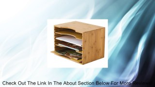 Bamboo File Organizer with Four Dividers Review