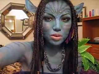 Avatar Make-up !!!!(Neytiri)