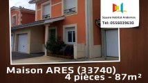 A louer - Maison/villa - ARES (33740) - 4 pièces - 87m²