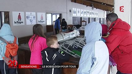Le bobsleigh accessible à tous à La Plagne