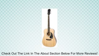 Epiphone DR-100 Acoustic Guitar, Natural Review