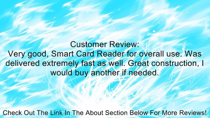 DigiScan Ultra USB CAC Smart Card Reader (DOD Compatible) Review