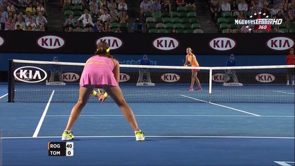 Shelby Rogers vs Ajla Tomljanovic Australian Open 2015 Highlights