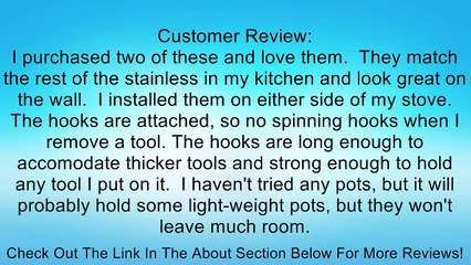 Oxo SteeL Kitchen Tool and Utensil Rack Review