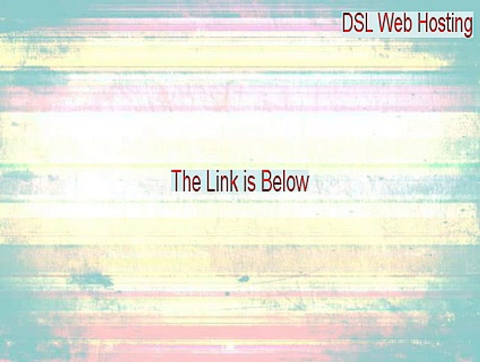 DSL Web Hosting Free Download (Instant Download)