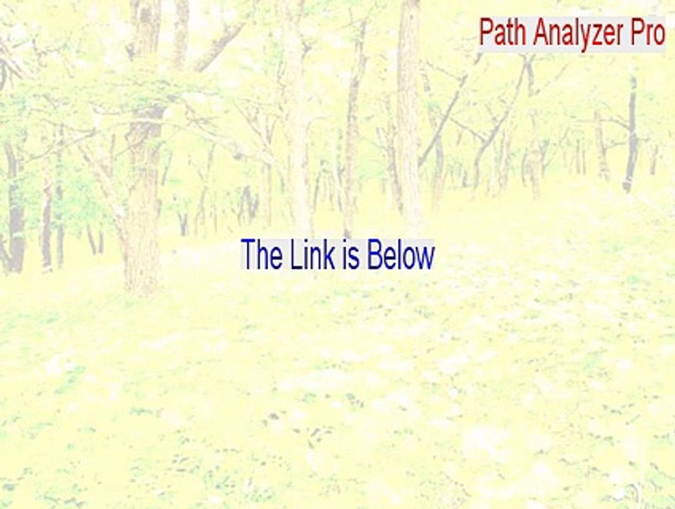 Path Analyzer Pro (Windows) Keygen [Instant Download 2015]