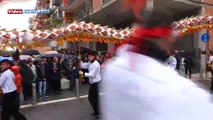 Capodanno Cinese ad Andria: un drago invade le vie del centro cittadino