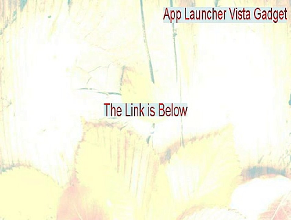 App Launcher Vista Gadget Key Gen [app launcher v3 sidebar gadget]