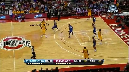 Kyrie Irving Crosses Up Michael Carter-Williams and Evan Turner