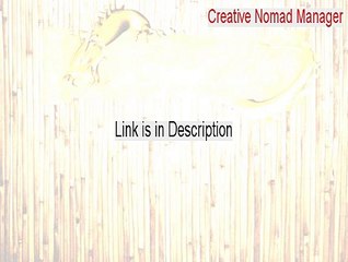 Creative Nomad Manager Download (Download Now 2015)