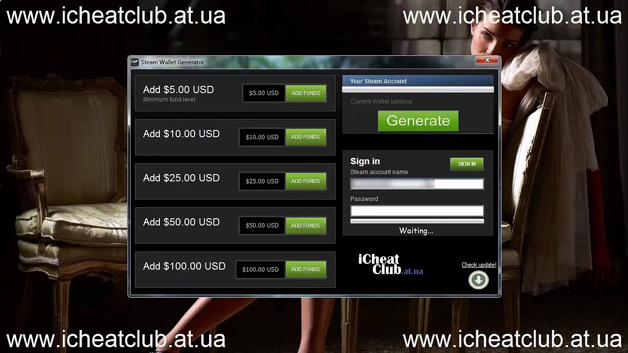 Steam Porte-monnaie argent Générateur 2015 Français