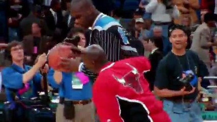 Michael Jordan Plays One-on-One with Shaq