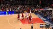 Lou Amundson Travels During Awkward Layup - Cavaliers vs Knicks - February 22, 2015 - NBA