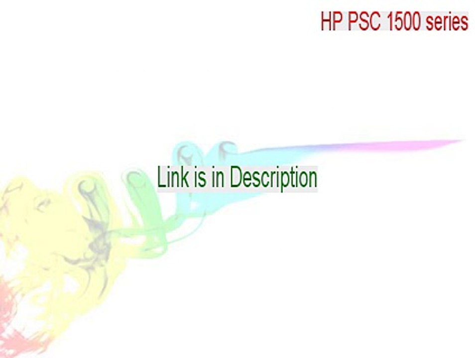 HP PSC 1500 series (DOT4USB) Key Gen - hp psc 1500 series software [2015]