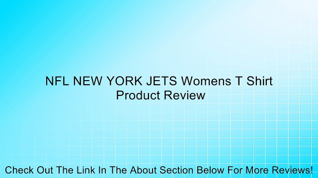 NFL NEW YORK JETS Womens T Shirt Review