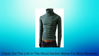 The One Men's Stylish Slim Fit Turtleneck Pullover Warm Plain Sweater SW22 Review