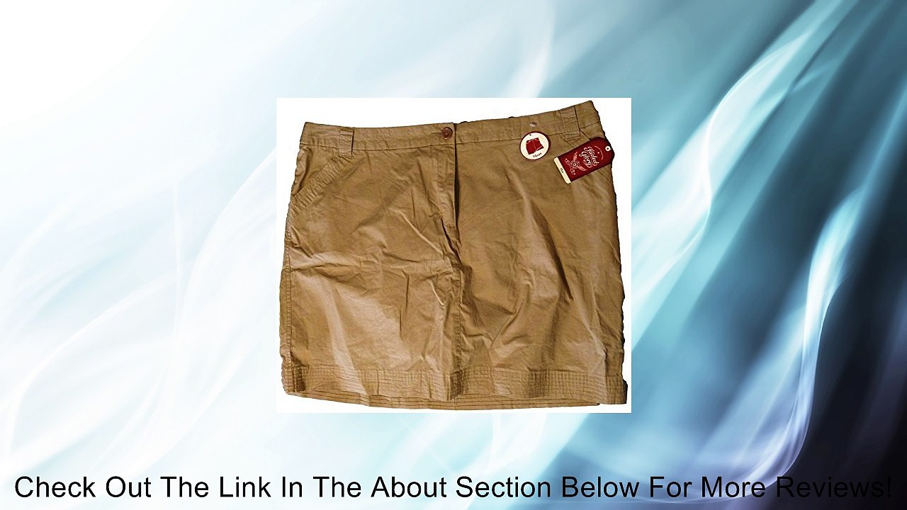 Womens Plus FG Skort size 24W Color Urbane Khaki Review