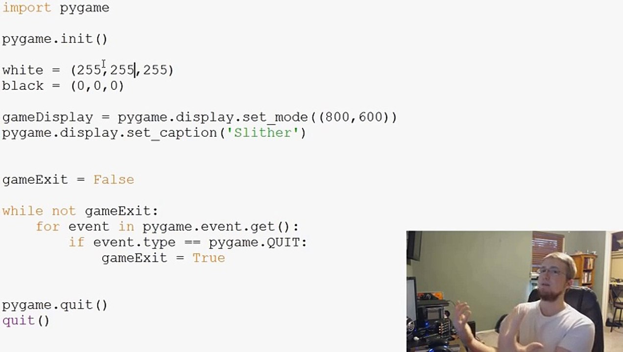 ---Pygame (Python Game Development) Tutorial - 5 - Colors and Fill